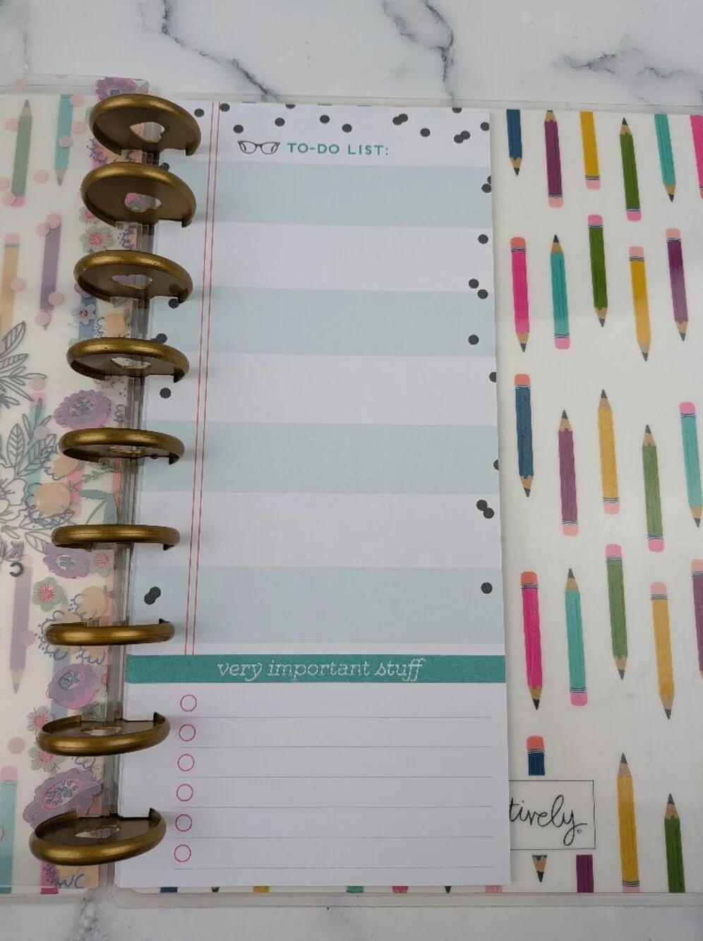 The Happy Planner no calendar